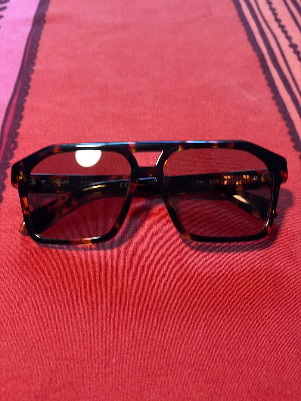 Quay Australia Tortoiseshell Sunglasses with Brown Lenses